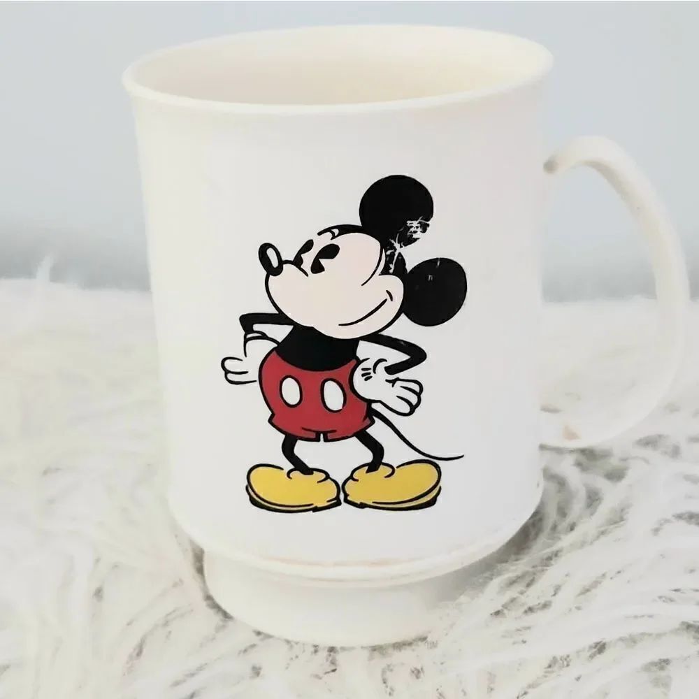 Mickey and Minnie Mouse kids cup vintage condition